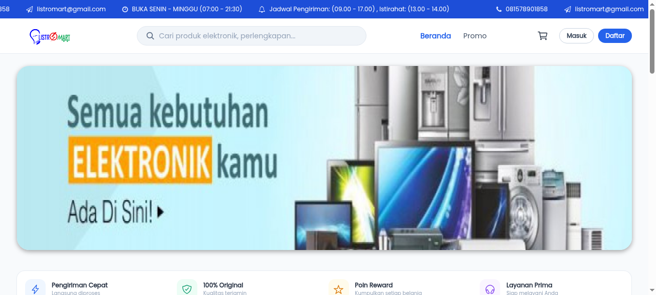 Listromart E-Commerce Storefront